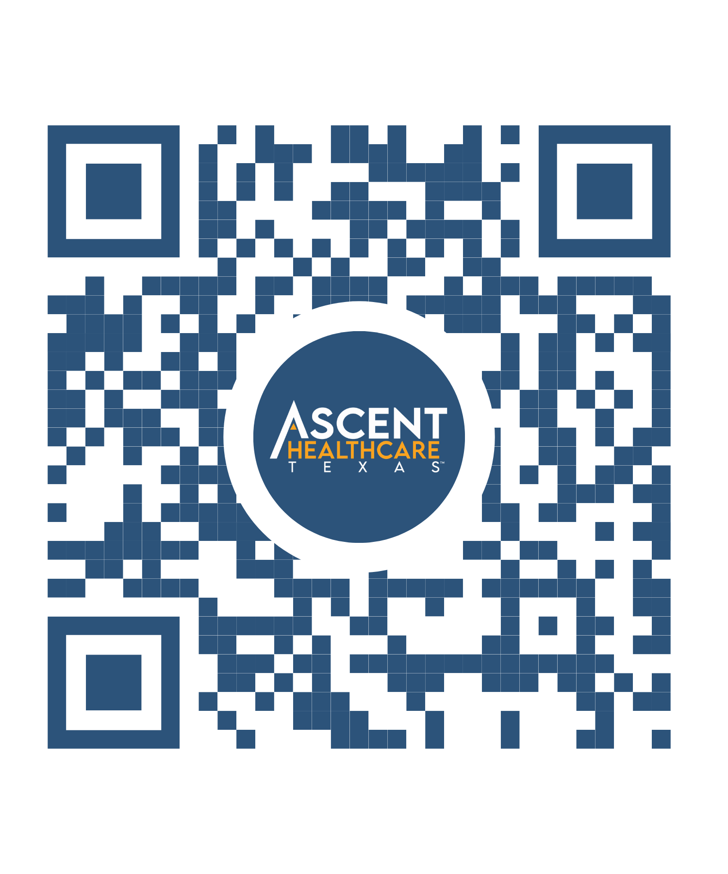QR code to register for the Ascent Healthcare Texas open house